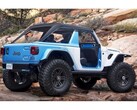 It goes without saying that the doors and the roof of the electric Jeep Wrangler can be taken off (Image: Jeep)