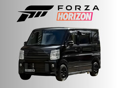 2020 Suzuki Every PZ Turbo Special Kei car under Forza Horizon logo (Image source: AR12Gaming YouTube, Xbox Wire with edits)