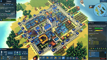 An image showing a city in Kingdoms and Castles.