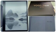 Lenovo Yoga Paper E Ink tablet with stylus leaked images (Source: Weibo via Liliputing)