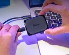 The Crucial X10 Pro external SSD pictured