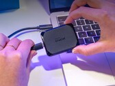 The Crucial X10 Pro external SSD pictured