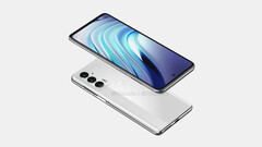The &quot;Motorola Edge 20&quot;. (Source: OnLeaks x PriceBaba)