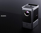 The MUDIX Portable Outdoor Projector has a detached battery pack that attaches via magnets. (Image source: MUDIX)