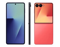 The Samsung Galaxy Z Flip7 will come in blue, red and black. (Image source: Evan Blass)