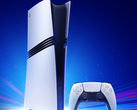 The Sony PlayStation 5 Pro with a DualSense controller