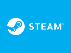 The Steam logo in a blue background (image source: Valve)