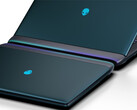 The Dell Alienware 16 Area-51 from the rear.