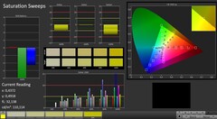 CalMAN: Color saturation