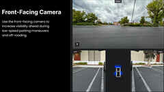 Cybertruck&#039;s front camera is for parking (image: Tesla)
