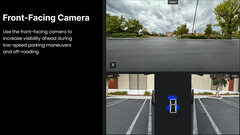 Cybertruck's front camera is for parking (image: Tesla)