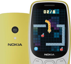 HMD Global offers the Nokia 3210 2024 in Grunge Black, Scuba Blue and Y2K Gold colourways. (Image source: HMD Global)