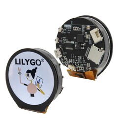 The T-RGB ESP32-S3 measures 63 x 59.5 x 18.28 mm and supports modern connectivity standards. (Image source: LILYGO)
