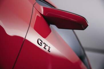 The new ID. GTI concept features classic GTI badging in several locatins. (Image source: Volkswagen)