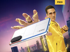 It remains unclear whether the Poco M7 Plus will be available in more colours than the one shown here. (Image source: Xiaomi - edited)