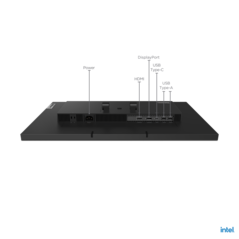 Lenovo ThinkVision T24t-20 - Ports. (Image Source: Lenovo)