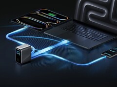 Anker’s Prime Charger (160W, 3 Ports, Smart Display) (pictured) has arrived in the US. (Image source: Anker)