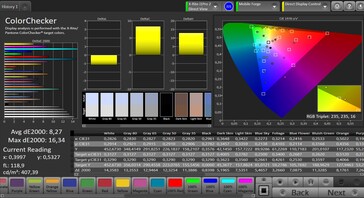 CalMAN color accuracy