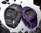 A stylized image of the Casio G-Shock GCW-B5000UN-1 and GCW-B5000UN-6.