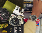 Pictured - the Casio G-Shock GA-2100CM-8A and GA-2100CM-5A (left), and the GA-2100CM-5A (right).