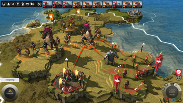 An image showing a battle in Endless Legend.