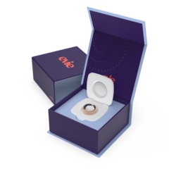 Just as promised last year, the Evie smart ring is shipping this month. (Source: Movano Health)