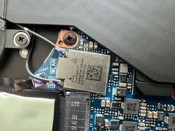 Soldered-on WLAN module