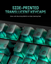 Iqunix EZ80 translucent keycaps