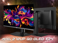 The MAG 272UP X24 is a cheaper alternative to the MPG 272URX. (Image source: MSI)