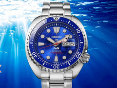 A promo image for the new Seiko x PADI Prospex watch