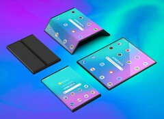 The Xiaomi &quot;Flex&quot; foldable looks amazing but seems quite wide in smartphone mode. (Source: LetsGoDigital)