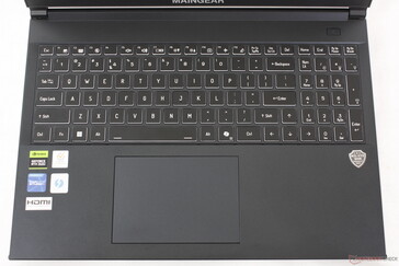 Keyboard layout and font resemble models from Schenker or Eurocom
