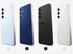 The alleged four launch colors for the Galaxy S25 FE. (Image source: Nieuwe Mobiel)