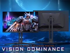 The Aorus FO27Q5P features a pair of 5 W speakers, unlike some of its peers. (Image source: Gigabyte)