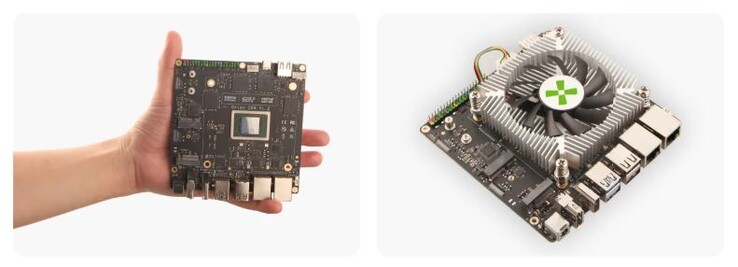 The single-board computer runs best with active cooling (Image source: Radxa)