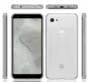 More new "Pixel 3a/3a XL case renders". (Source: Twitter)