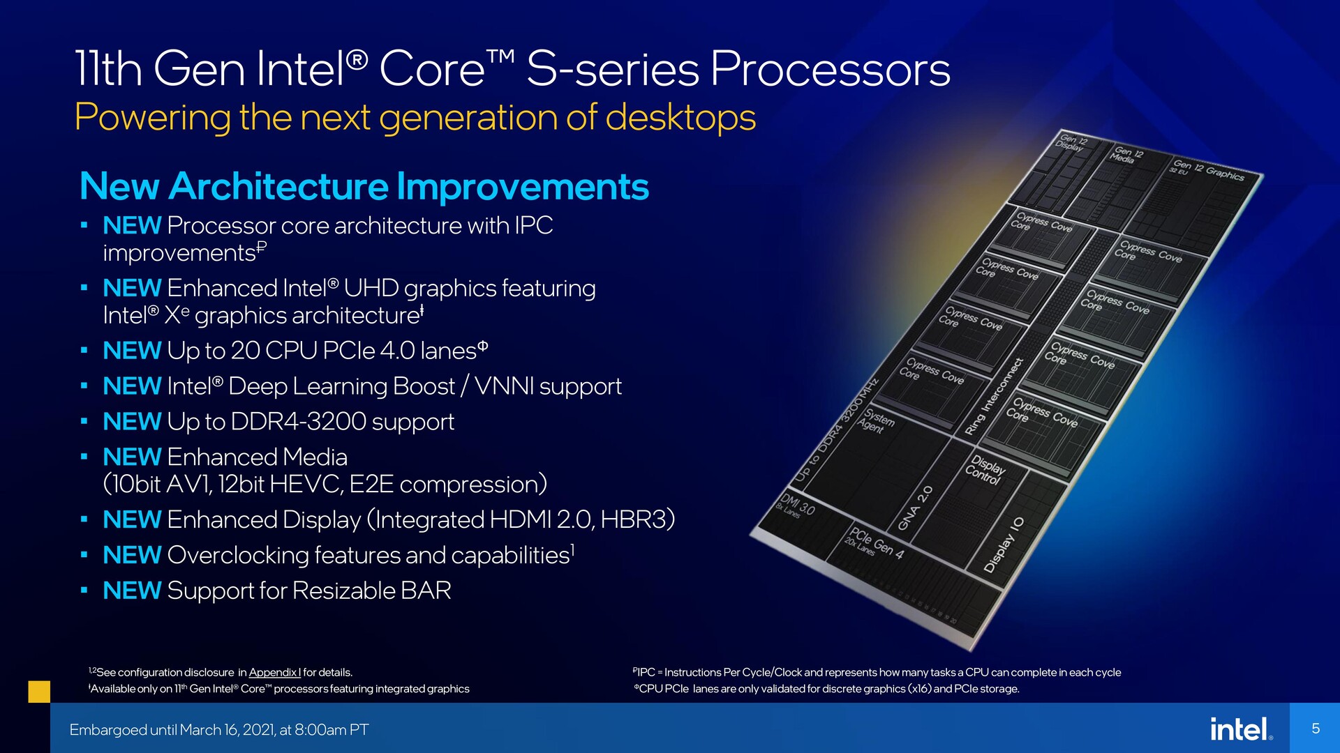 Intel officially unveils 11th gen Rocket Lake-S family led by the US$539 Core i9-11900K