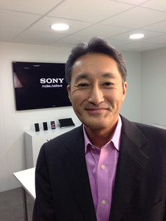 Kazuo Hirai at Mobile World Congress 2013. (Source: Cellanr via flickr)