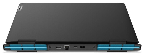 IdeaPad Gaming 3 مدل 2023 دارای تعداد زیادی پورت راحت در پشت است (تصویر: Lenovo)