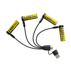 Nitecore&#039;s rechargeable NH2400 lithium-ion battery (Image source: Nitecore)