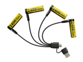 Nitecore's rechargeable NH2400 lithium-ion battery (Image source: Nitecore)