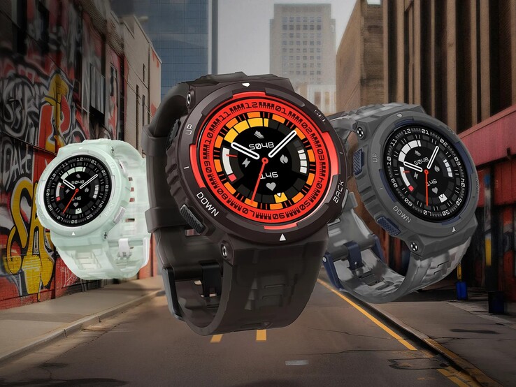 The Amazfit Active Edge smartwatch range. (Image source: Amazfit)