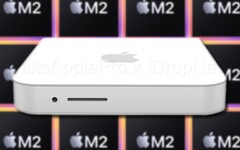 The 2022 Mac mini/2023 Mac mini will likely feature chips from the new Apple M2 series. (Image source: LeaksApplePro/Apple - edited)