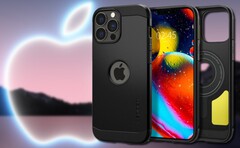 The Apple iPhone 13 case renders from Spigen offer a good look at what could be the final smartphone product. (Image source: Apple/@evleaks - edited)