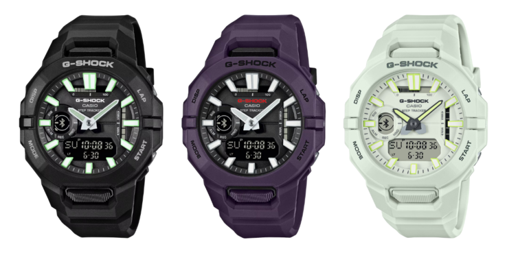 From left to right: the GBA-950-1A, the GBA-950-2A, and the GBA-950-7A. (Image source: Casio) 