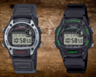 Casio’s new Standard watches include the W220HF-8AV (left) and the W220H-1A3V (right). (Image source: Casio)