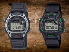 Casio’s new Standard watches include the W220HF-8AV (left) and the W220H-1A3V (right). (Image source: Casio)