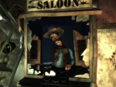 A screengrab from Fallout New Vegas running on a pc