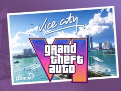 GTA 6 Vice City banner with logo is shown (Image source: Rockstar Games with edits)