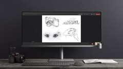 The HP Envy 34 inch All-in-One Desktop PC contains a Core i9 processor and an RTX 3080 GPU. (Image source: HP)